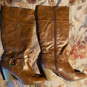 Brian by. Matisse Calf Length Leather Boots